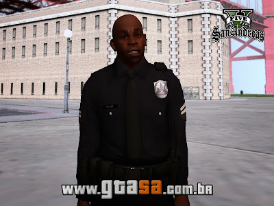 Pack Skins da Policia do GTA V para GTA San Andreas